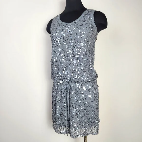 gold hawk sequin dress Jenny Dress in Gold Sequin S main image 1